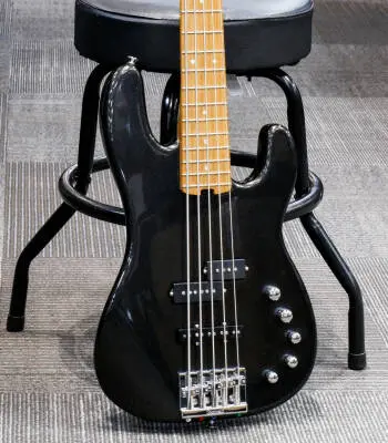 Charvel Guitars - Pro-Mod San Dimas Bass PJ V, Caramelized Maple Fingerboard - Metallic Black